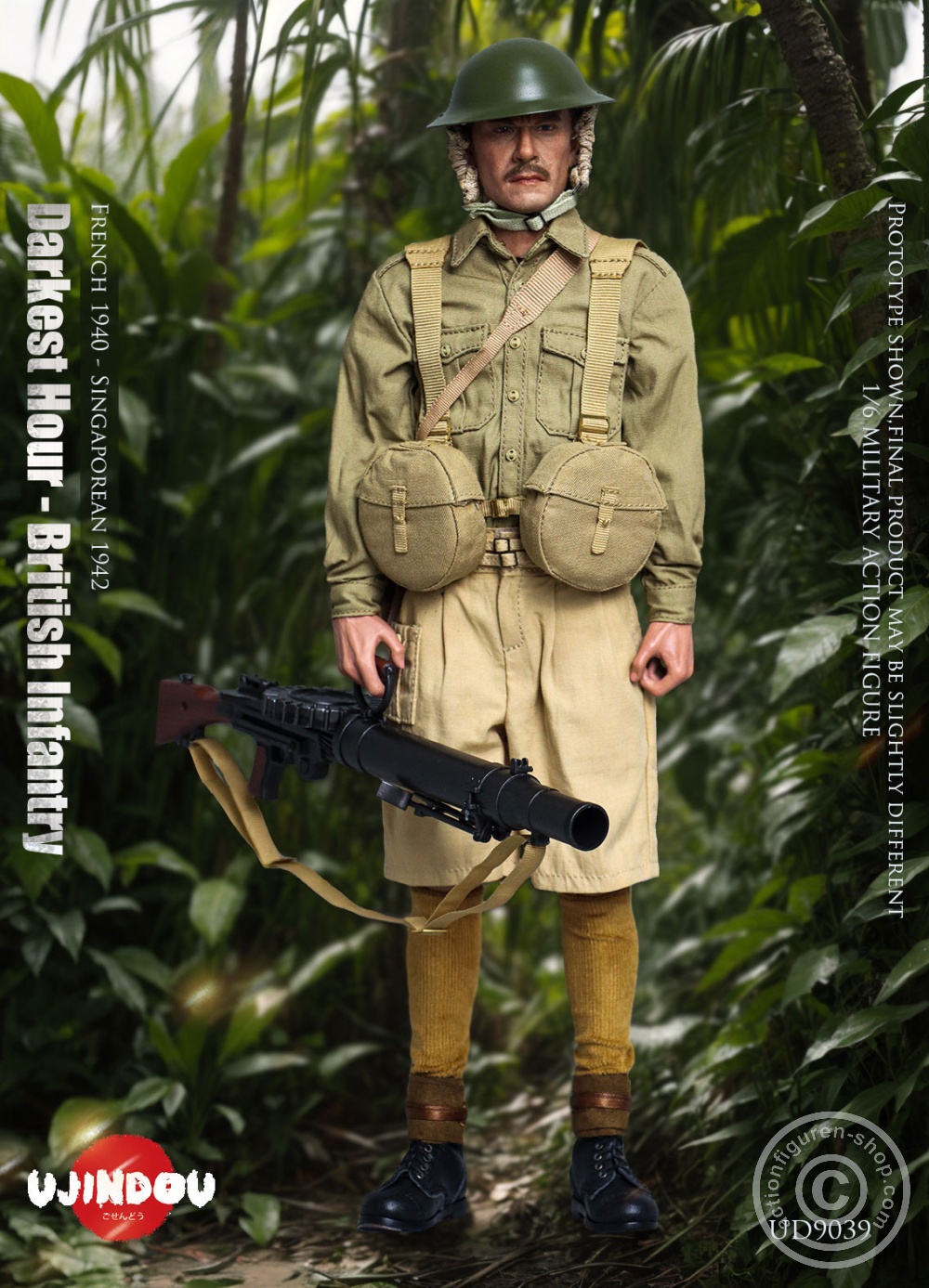 WWII British Infantry - Darkest Hour - French 1940 & Singaporean 1942 - in 1/6 scale WWII British Infantry - Darkest Hour - French 1940 & Singaporean 1942 - in 1/6 scale