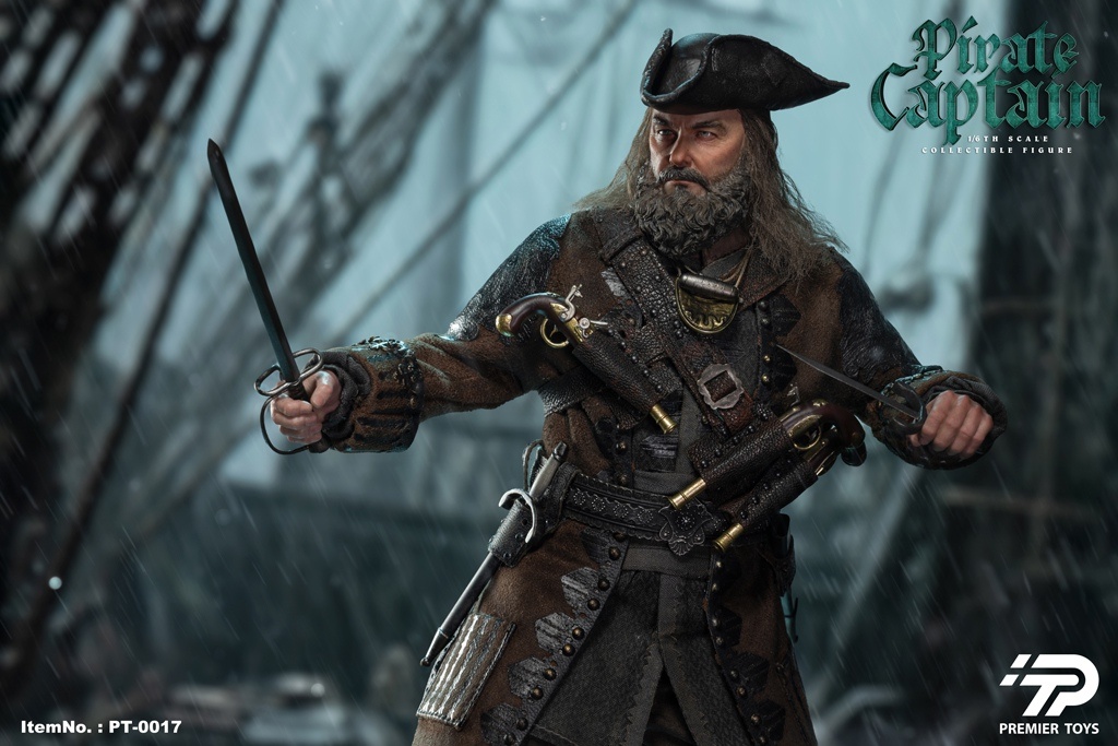 Pirate Captain - Blackbeard - Edward Teach-  in 1/6 scale
