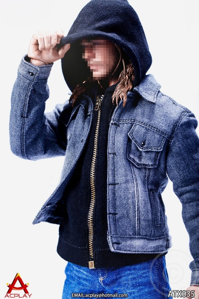 ACP035-05 Men Jeans Suit Set