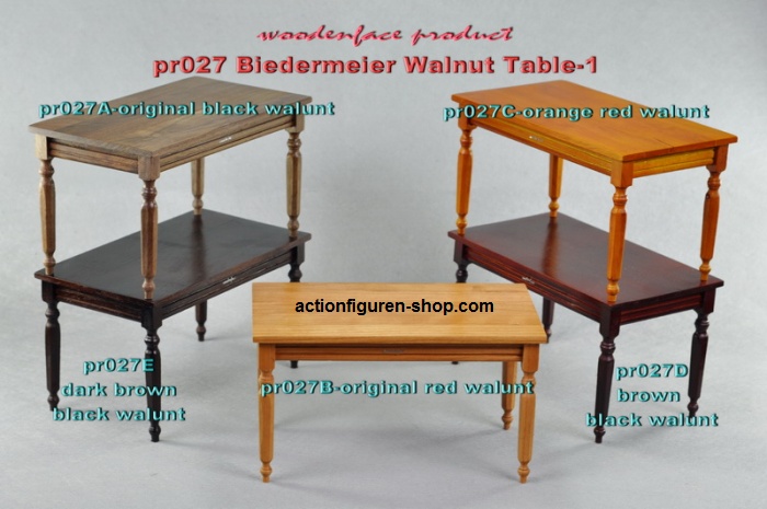 WFPR027-1 Biedermeier Tisch 1, hell-braun