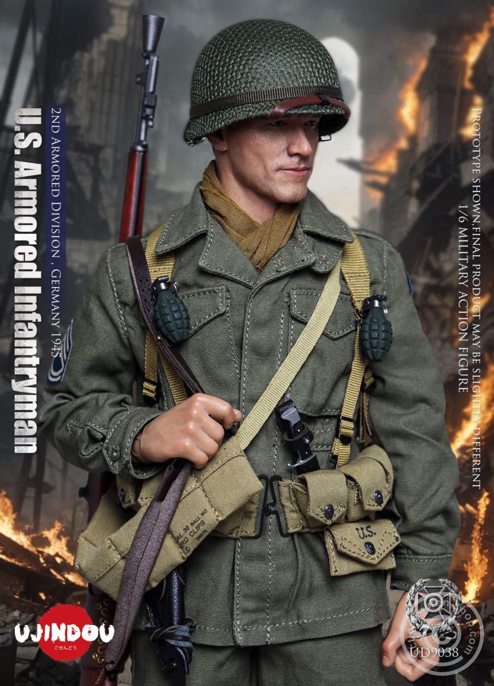 WWII - U.S. Army - Armored Infantryman - Germany 1945 - in 1/6 scale