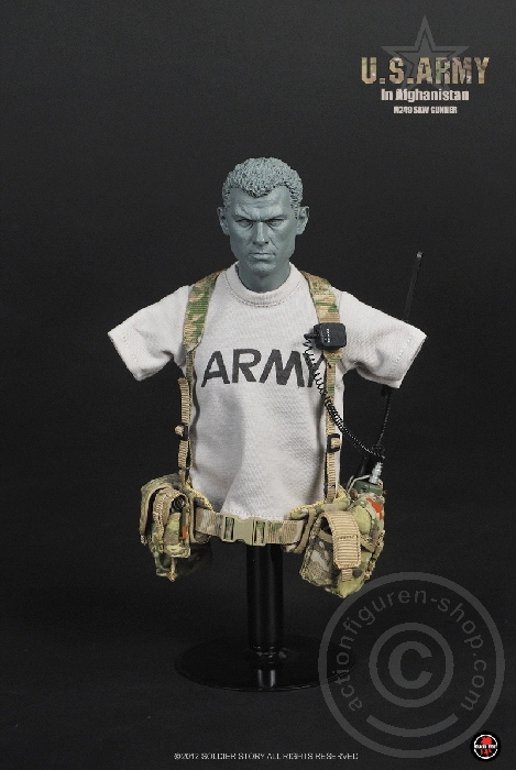 SSt068-47 U.S.Army in Afghanistan M249 SAW Gunner