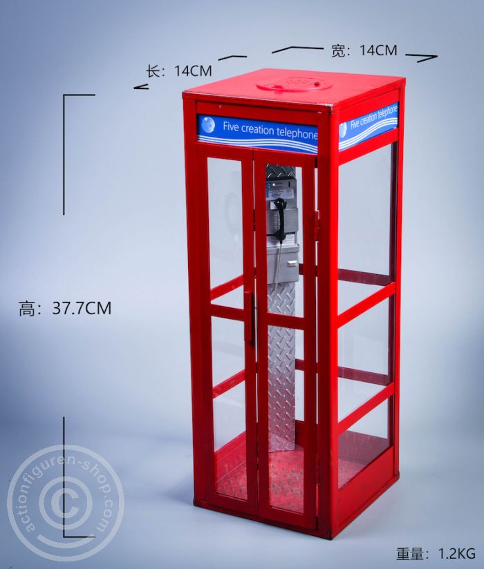 FTF2013-02 Telephone Booth - RED