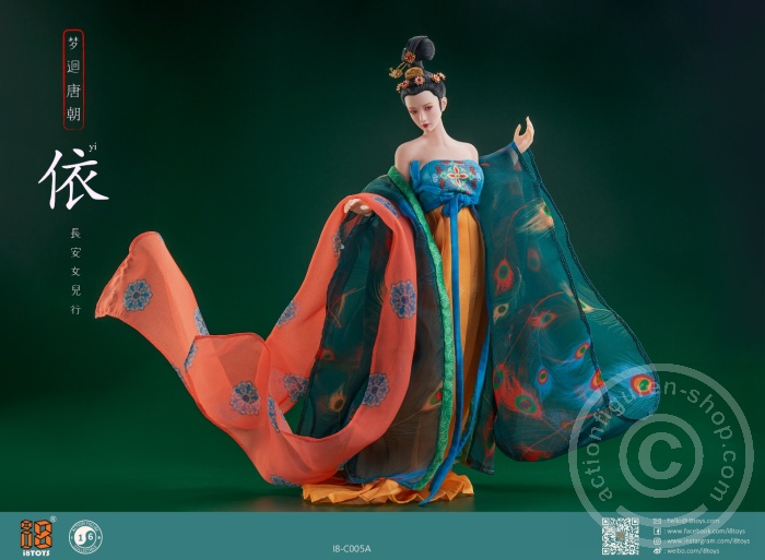 Han Chinese Clothing & Head Set - Tang Dynasty Chang on little Lady YI Han Chinese Clothing & Head Set - Tang Dynasty Chang on little Lady YI