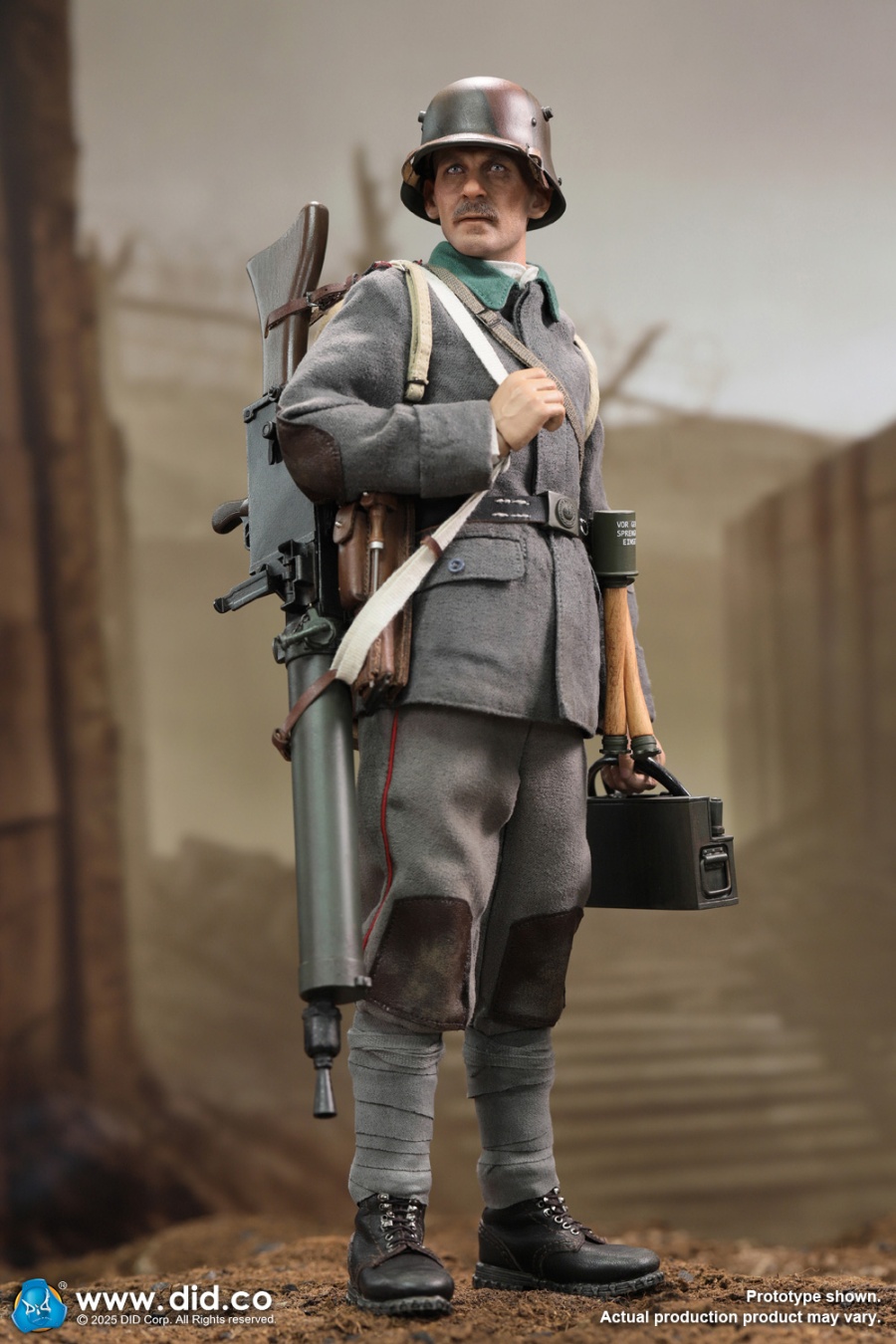 Arthur - WWI German MG08 Machine Gunner – in 1/6 scale Arthur - WWI German MG08 Machine Gunner – in 1/6 scale