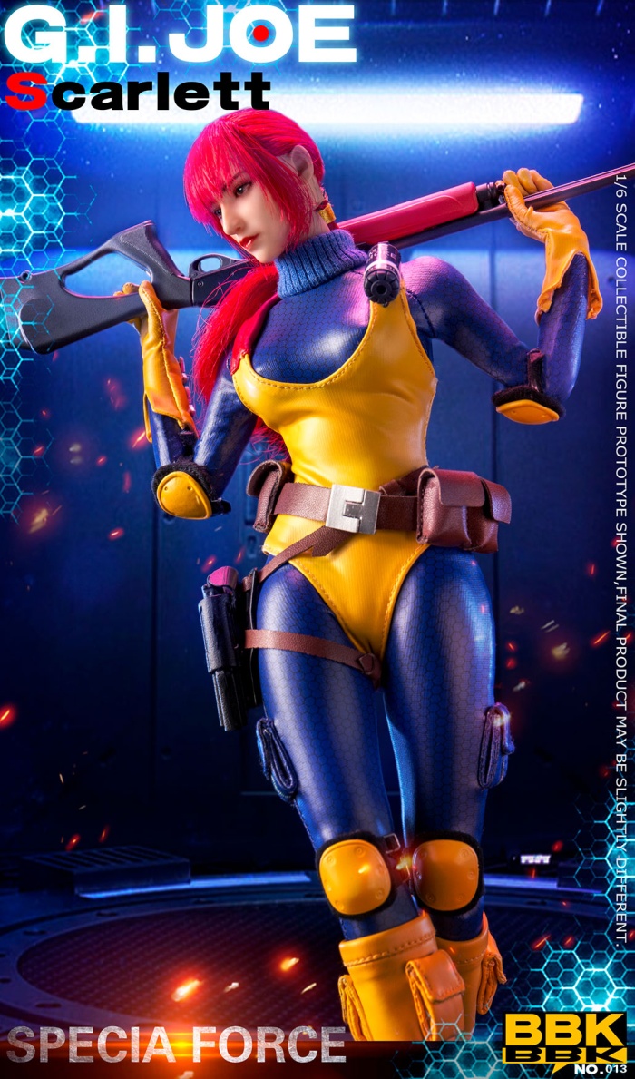 BBK013-09 Scarlett - GI-Joe Red Head Mannequin