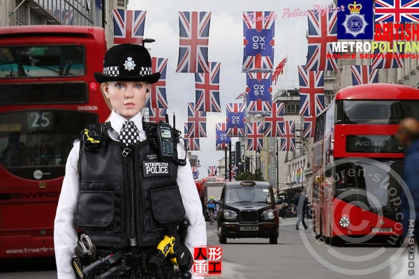 British Metropolitan Female Police Officer