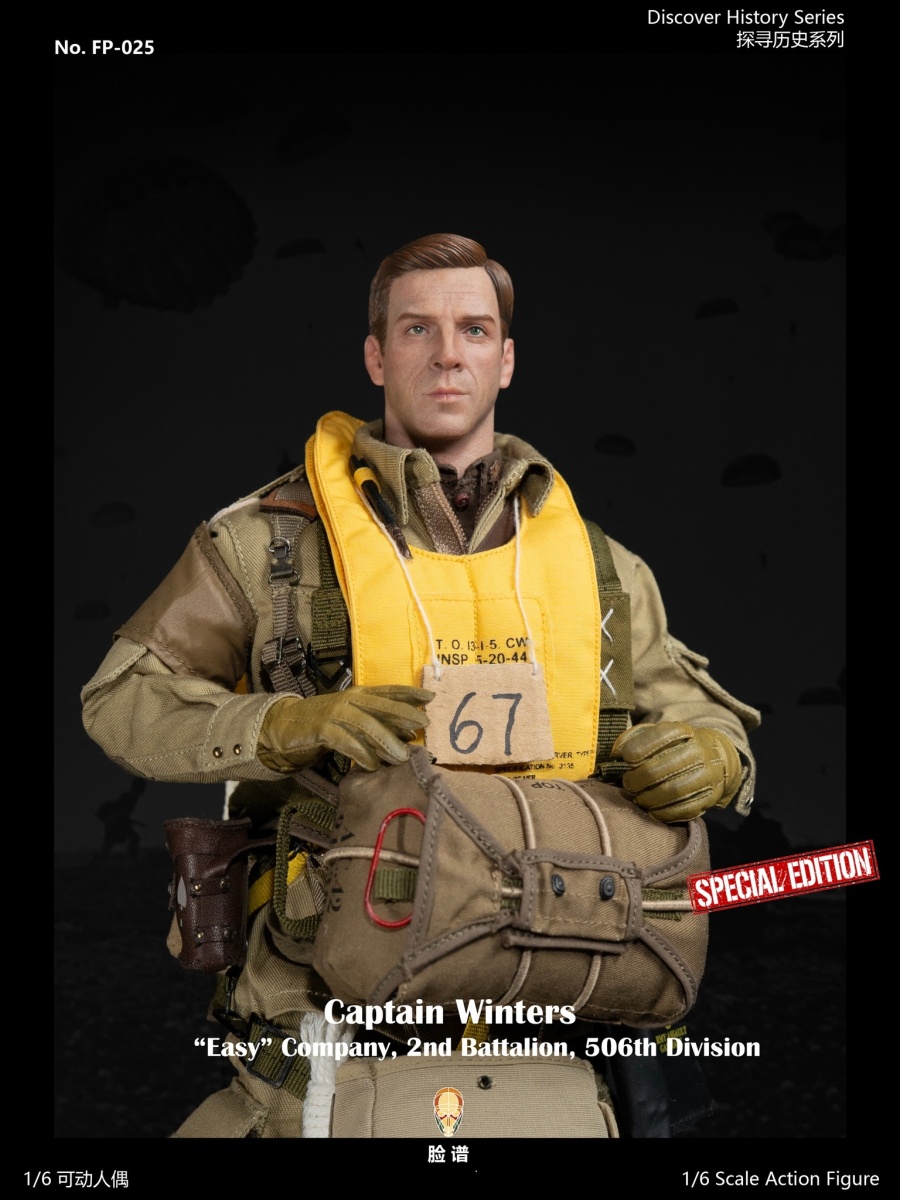 WWII US Airborne Division E Company Captain - Movie - Special Edition - in 1/6 scale