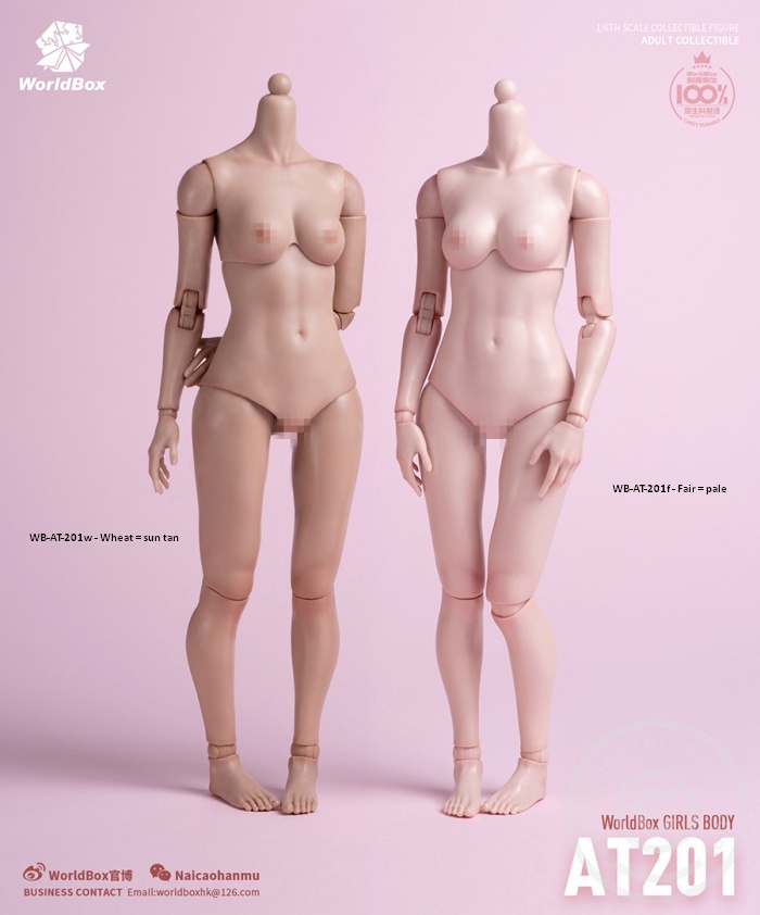 Girl Body - Body color: Fair (Pale)