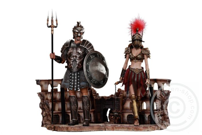 HH18019-07 Gladiator (Deluxe Edition) + Female Gladiator (red version)