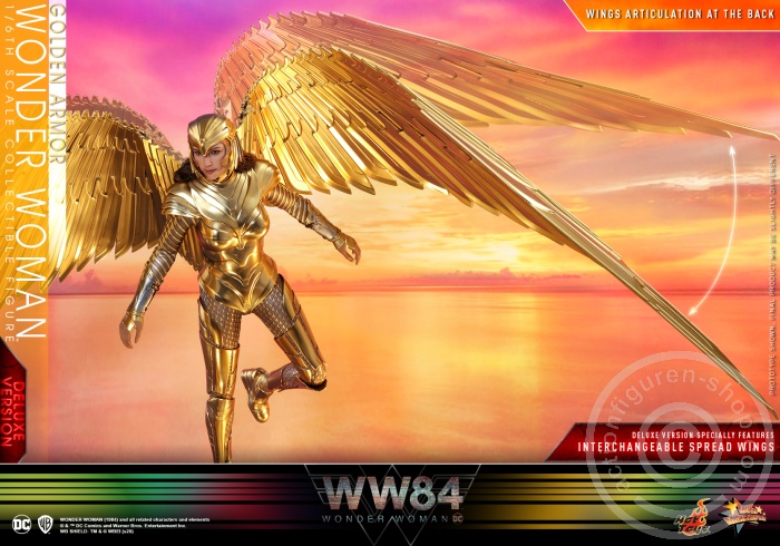 605412-17 Wonder Woman 1984 - Golden Armor Wonder Woman (Deluxe Version) - MMS578