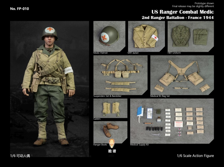Combat Medic - Wade - US Ranger - France 1944 Combat Medic - Wade - US Ranger - France 1944