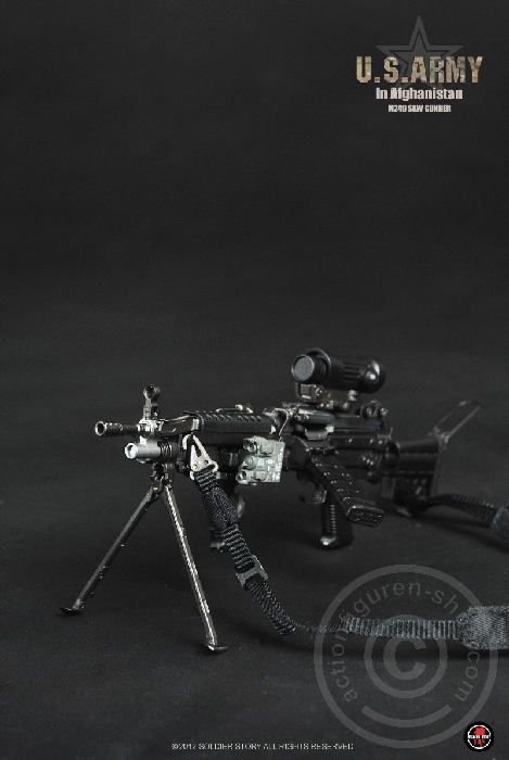 SSt068-62 U.S.Army in Afghanistan M249 SAW Gunner