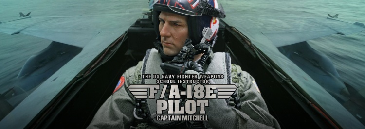 Captain Pete Mitchell - US Navy Fighter Weapons School Instructor F/A-18E Pilot