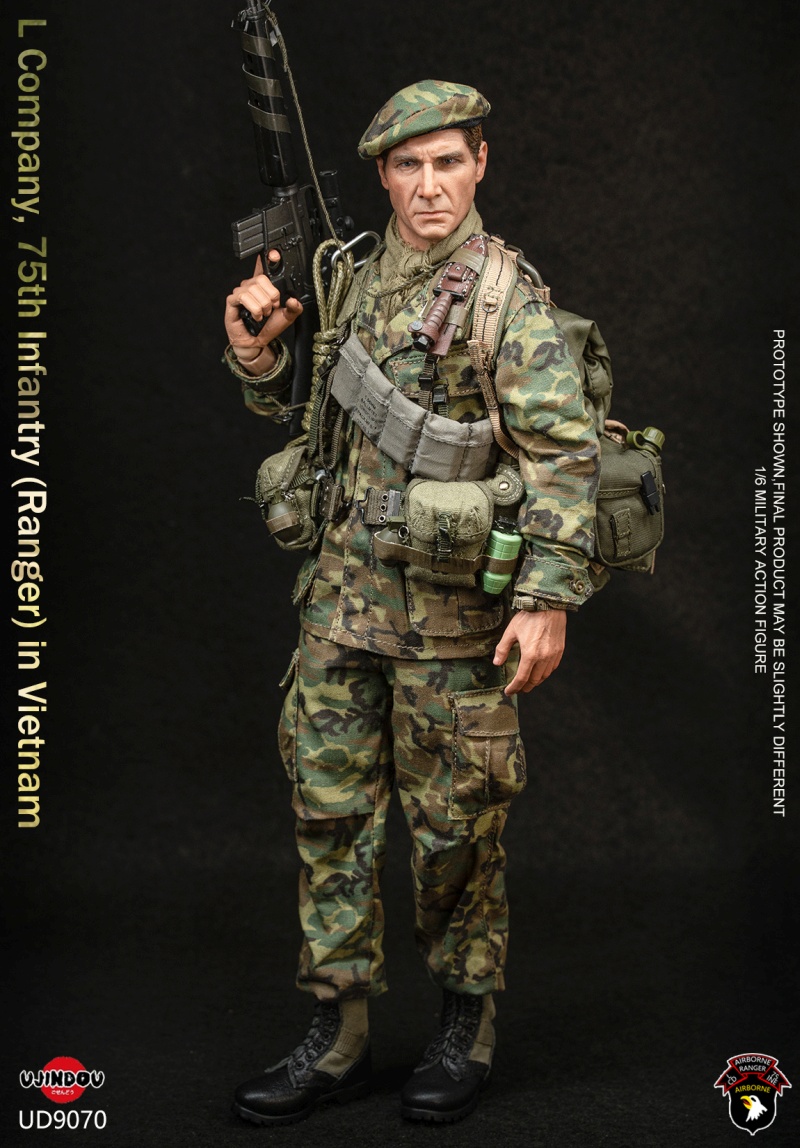 U.S. ARMY L Company - 75th Infantry (Ranger) in Vietnam - in 1/6 scale