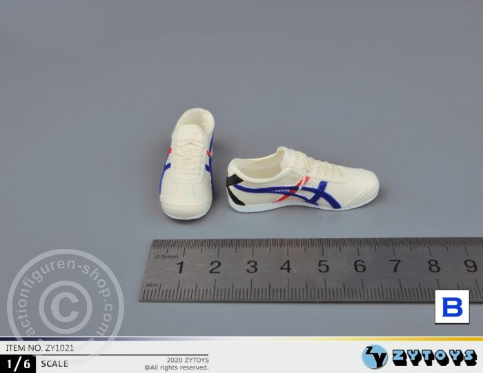 ZY1021B-03 Male Asics Sneakers - white