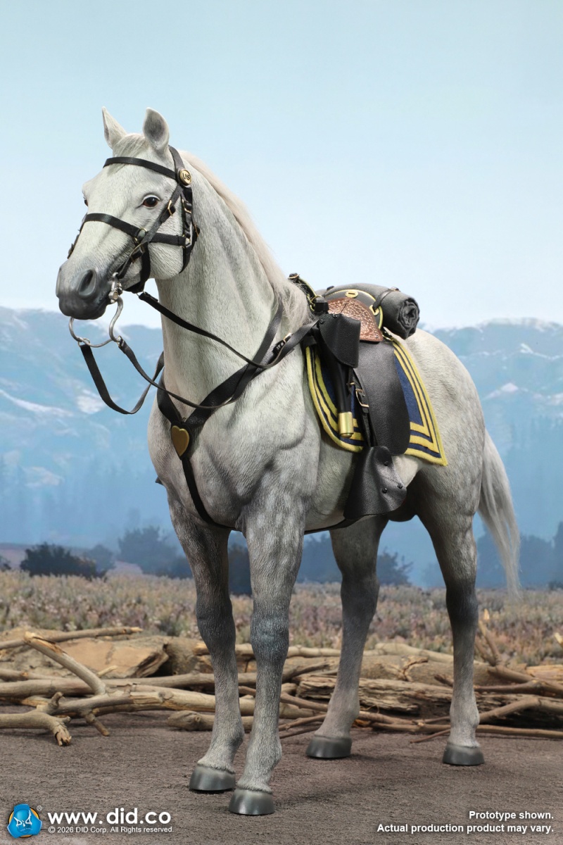 Civil War White War Horse (Standing) - 1/6 scale
