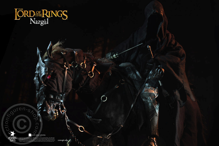 AST020-01 Nazgul mit Pferd - LOTR