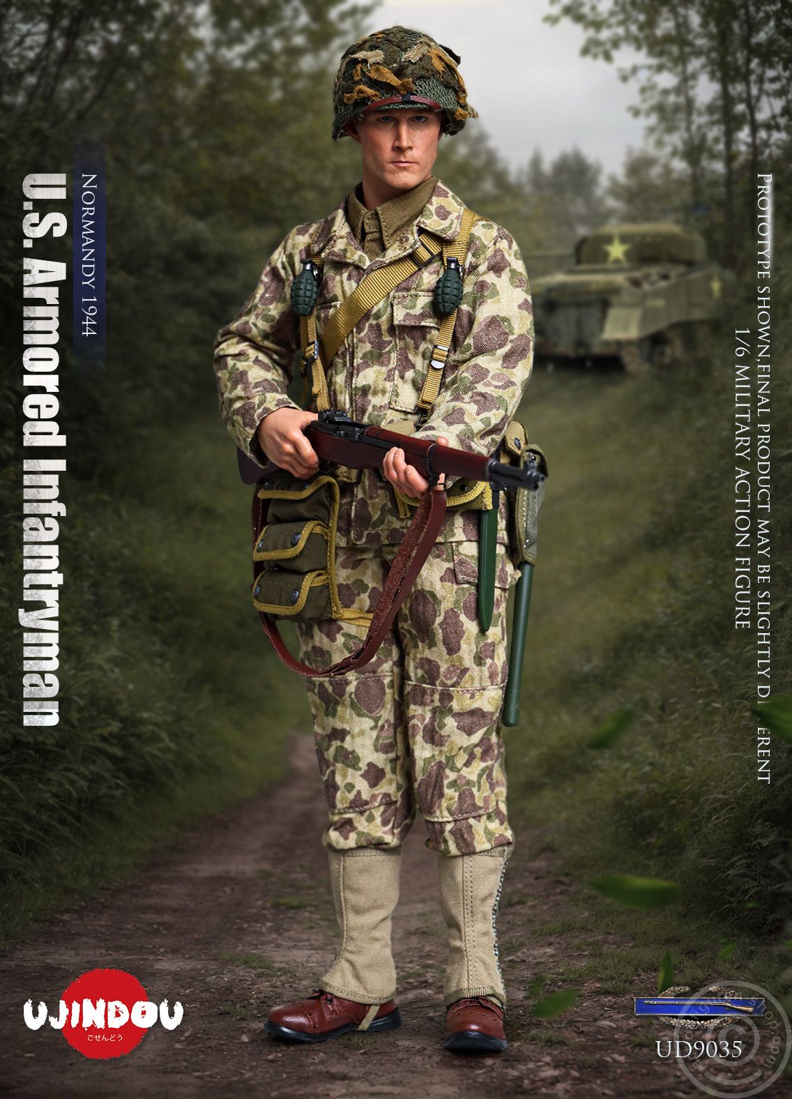 WWII U.S. 2nd Armored Division - Infantryman - Normandy 1944 WWII U.S. 2nd Armored Division - Infantryman - Normandy 1944
