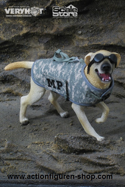 US Army MP mit Hund