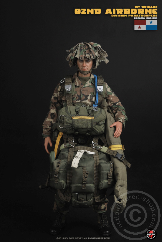 SSt089-01 82nd Airborne Paratrooper Panama 89-90