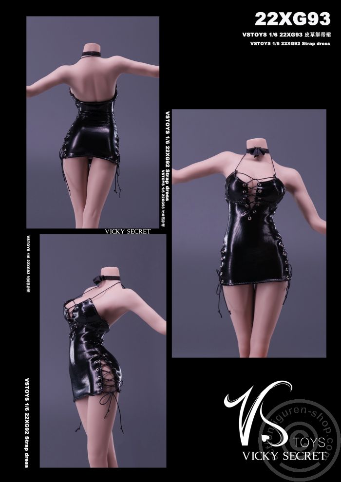 Sexy Strap Dress - black