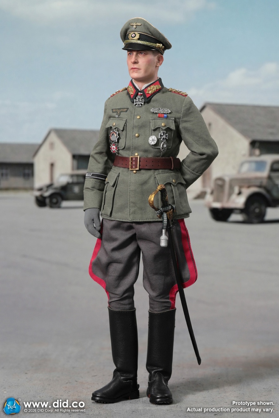 Otto Remer - WWII German Wehrmacht Officer - in 1/6 scale