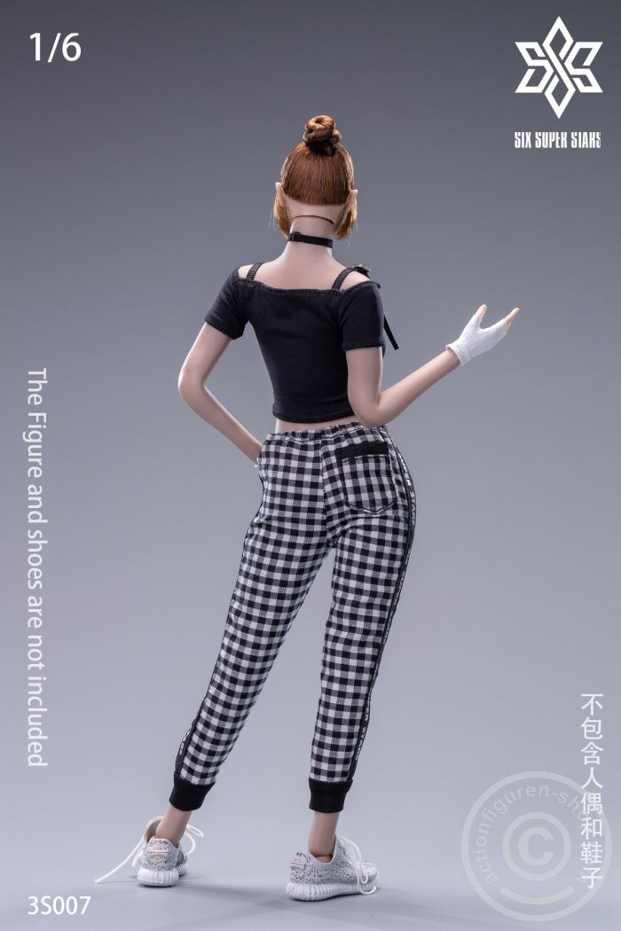 Sexy Checkerd Trousers Set