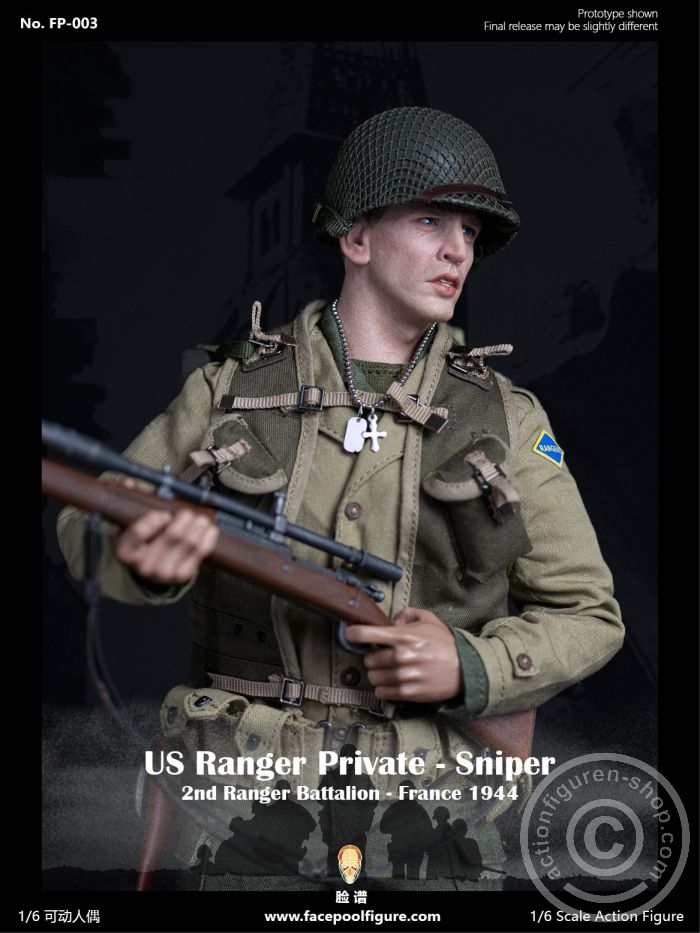 FP003B-09 Sniper Private Jackson US Army Ranger - Special Edition w/ Diorama