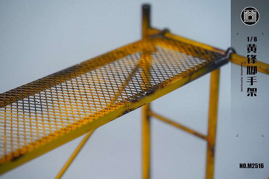 Yellow Scaffolding - in 1/6 scale