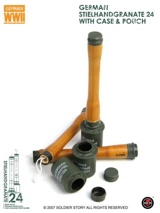 SSt-M24-06 Stielhandgranate 24 mit Packkasten