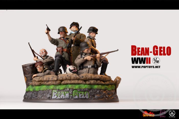 PT-SPS003-13 Six-Man Battlefield Platform Scene - Scene Props Series