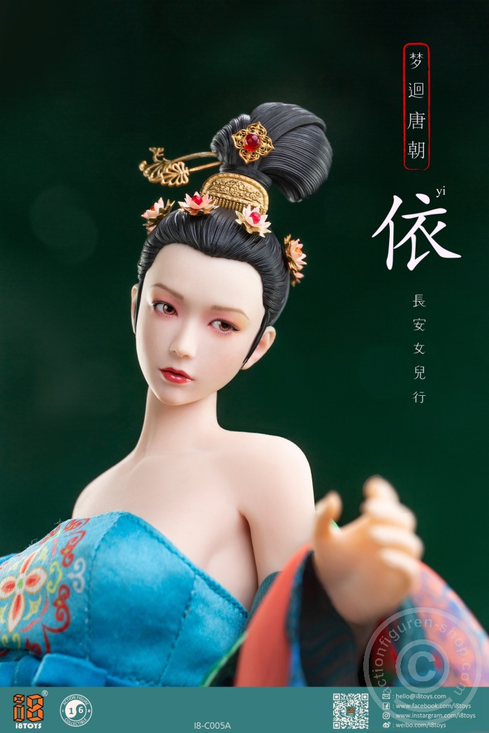 Han Chinese Clothing & Head Set - Tang Dynasty Chang on little Lady YI