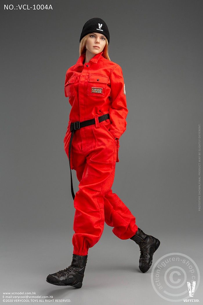 Female Work-Wear - Set - red