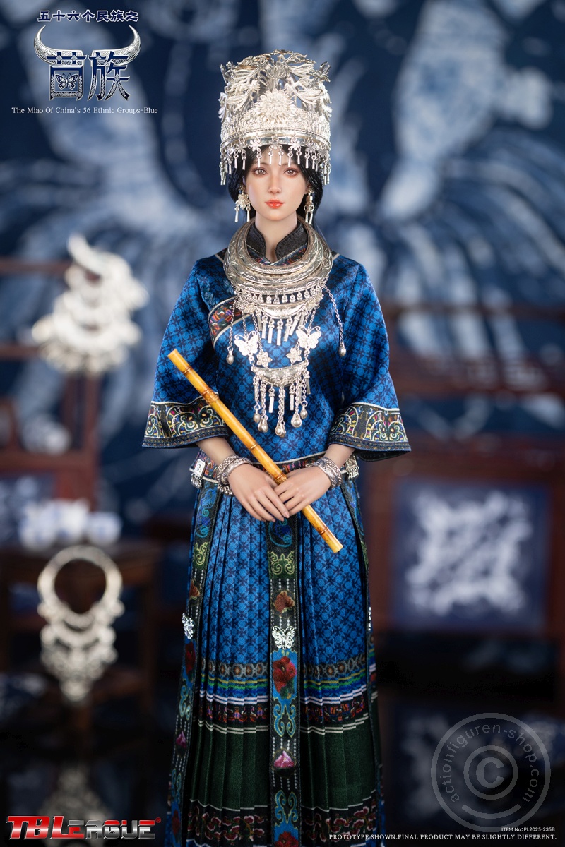 The Miao of China's 56 Ethnic Groups-Blue - in 1/6 Scale