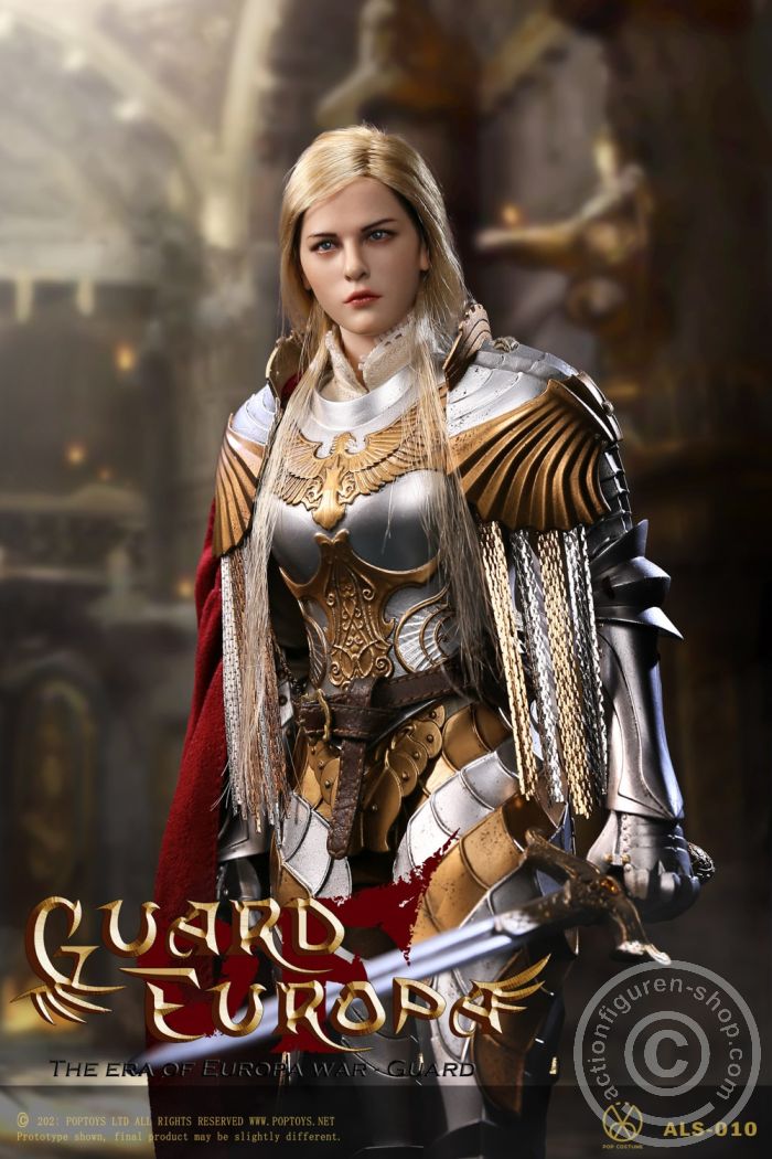 PTALS010-12 Eagle Knight Guard - Silver Armor Version