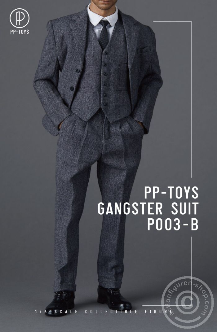 Gangster Suit - Peaky Blinders Set - grey