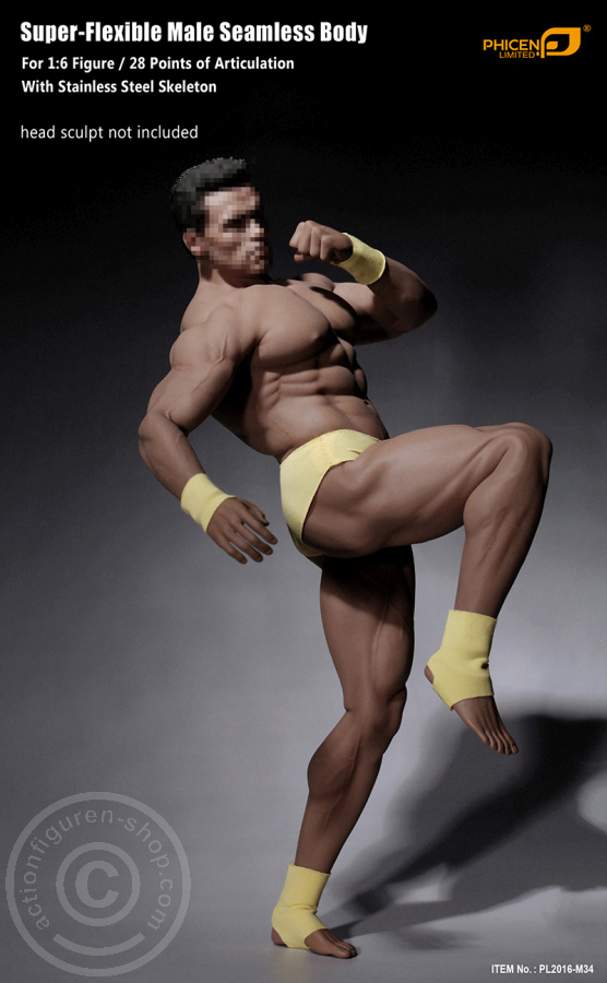 PL2016-M34-06 Super Flexibel Male Seamless Body