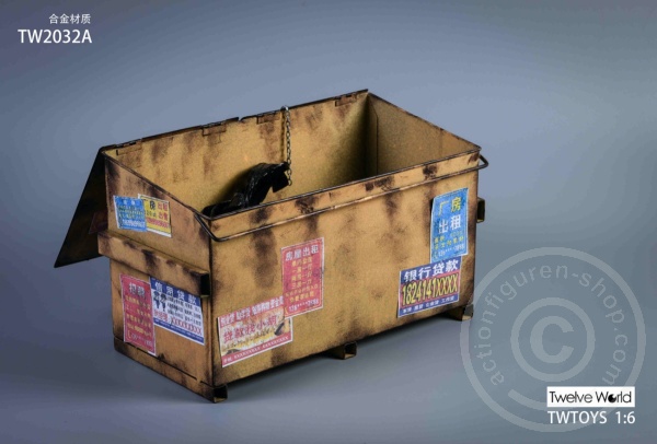 TWT-TW2032A-05 The Trash - Trash Container - brown