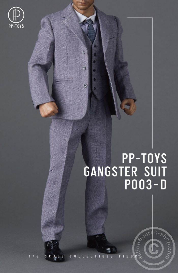 Gangster Suit - Peaky Blinders Set - light-blue