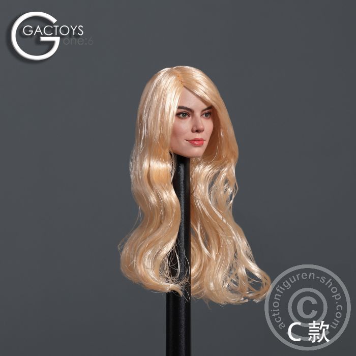 Female Head long blond Hair - Samara