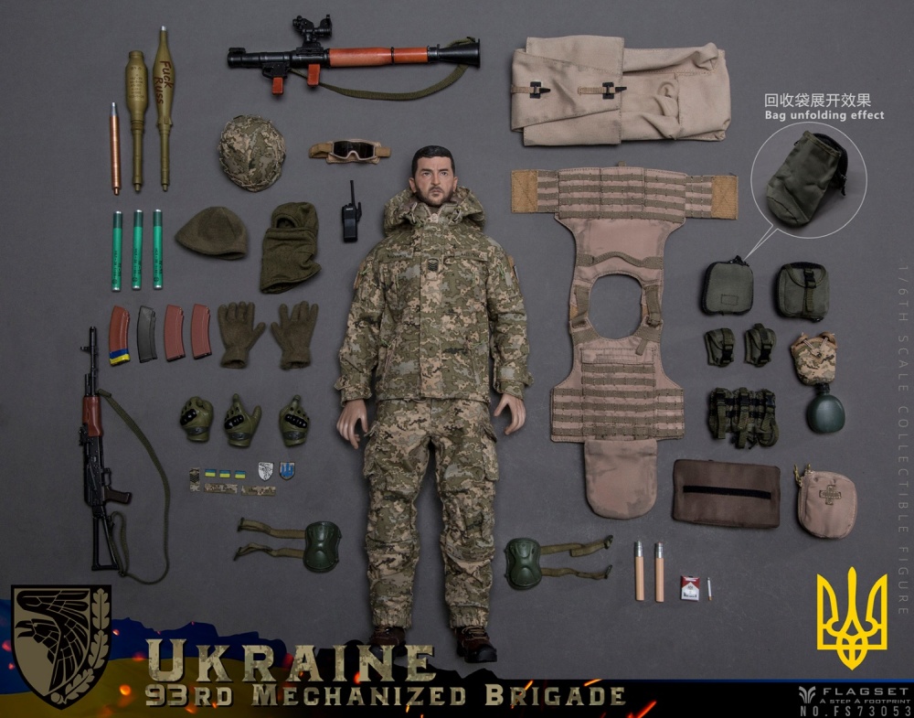Ukraine Army - 93rd Mechanized Brigade - Anti-Tank Gunner - in 1/6 scale Ukraine Army - 93rd Mechanized Brigade - Anti-Tank Gunner - in 1/6 scale