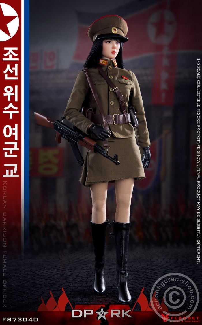 FS73040-08 North Korea - DPRK - Female Soldier