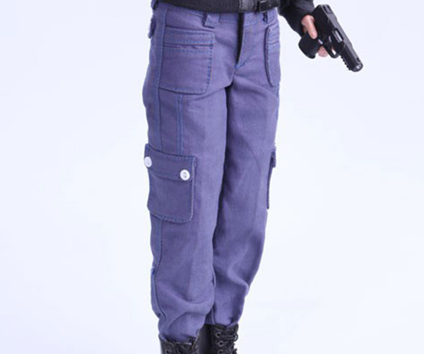 Female Cargo Pants (Blue)