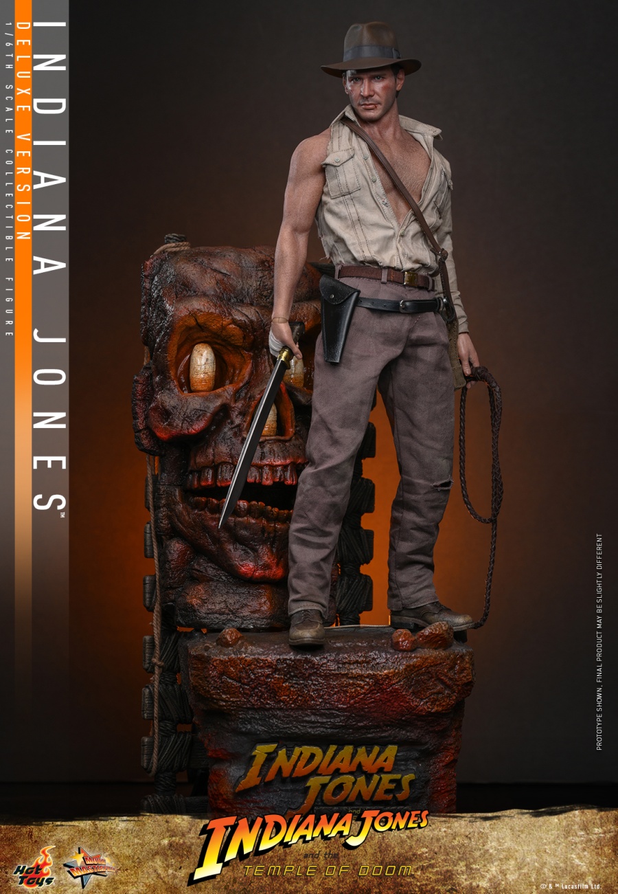 Indiana Jones And the Temple of Doom 1/6th scale Indiana Jones Collectible Figure (Deluxe Version) - MMS861