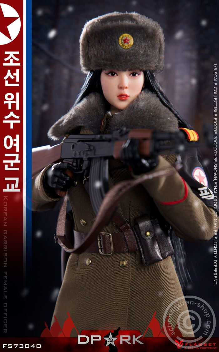 FS73040-13 North Korea - DPRK - Female Soldier