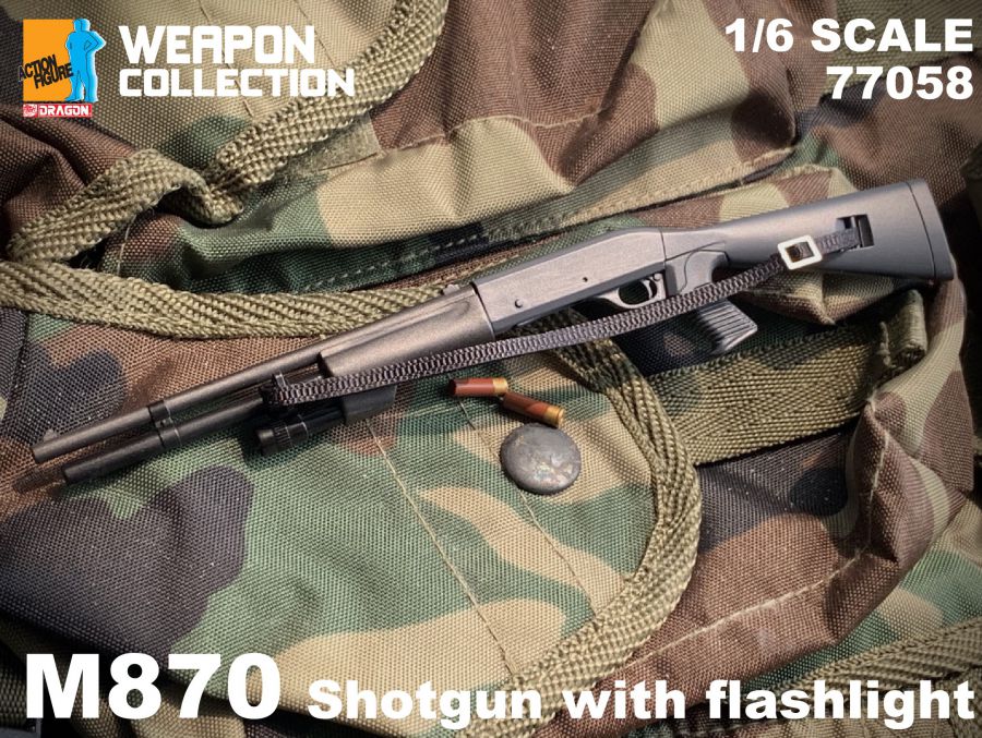 Remington M870 Shotgun with Flashlight