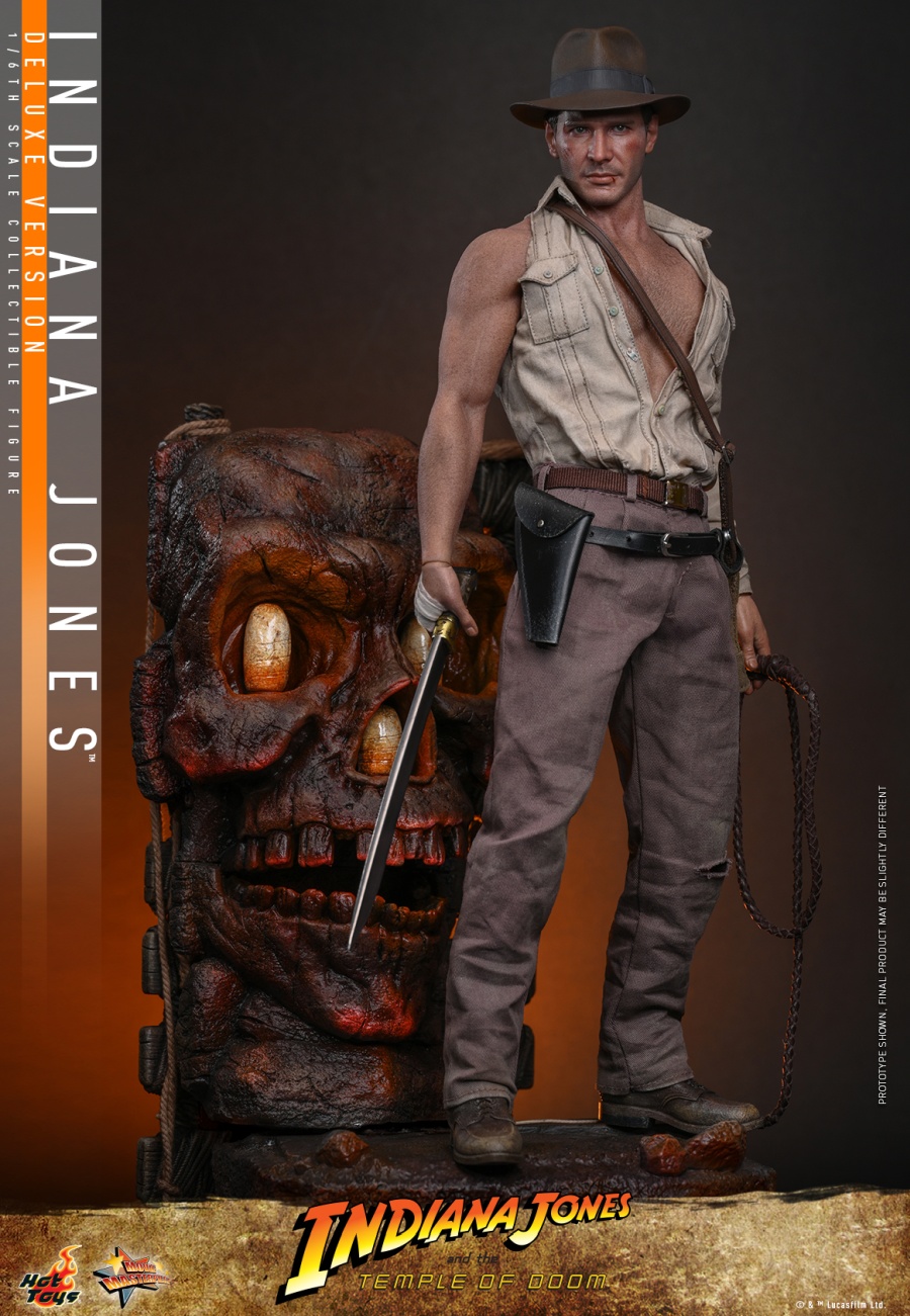 Indiana Jones And the Temple of Doom 1/6th scale Indiana Jones Collectible Figure (Deluxe Version) - MMS861