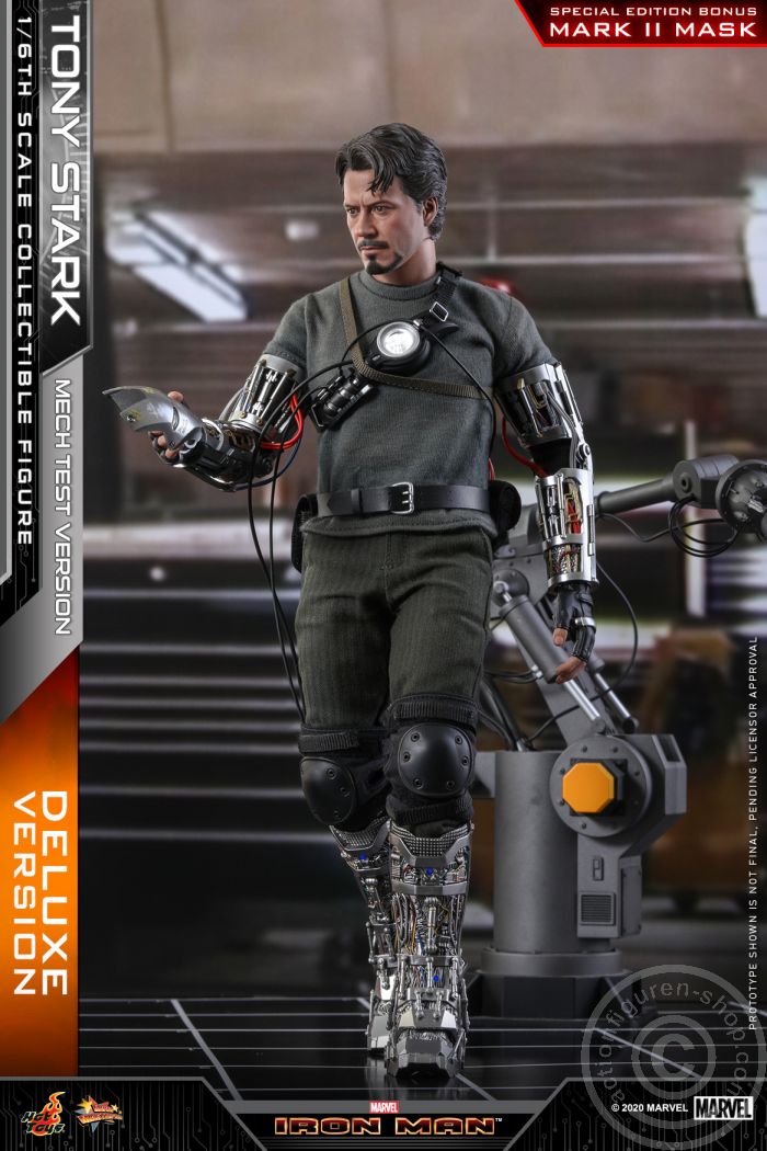 Iron Man - Tony Stark (Mech Test Version) - Deluxe Version - MMS582