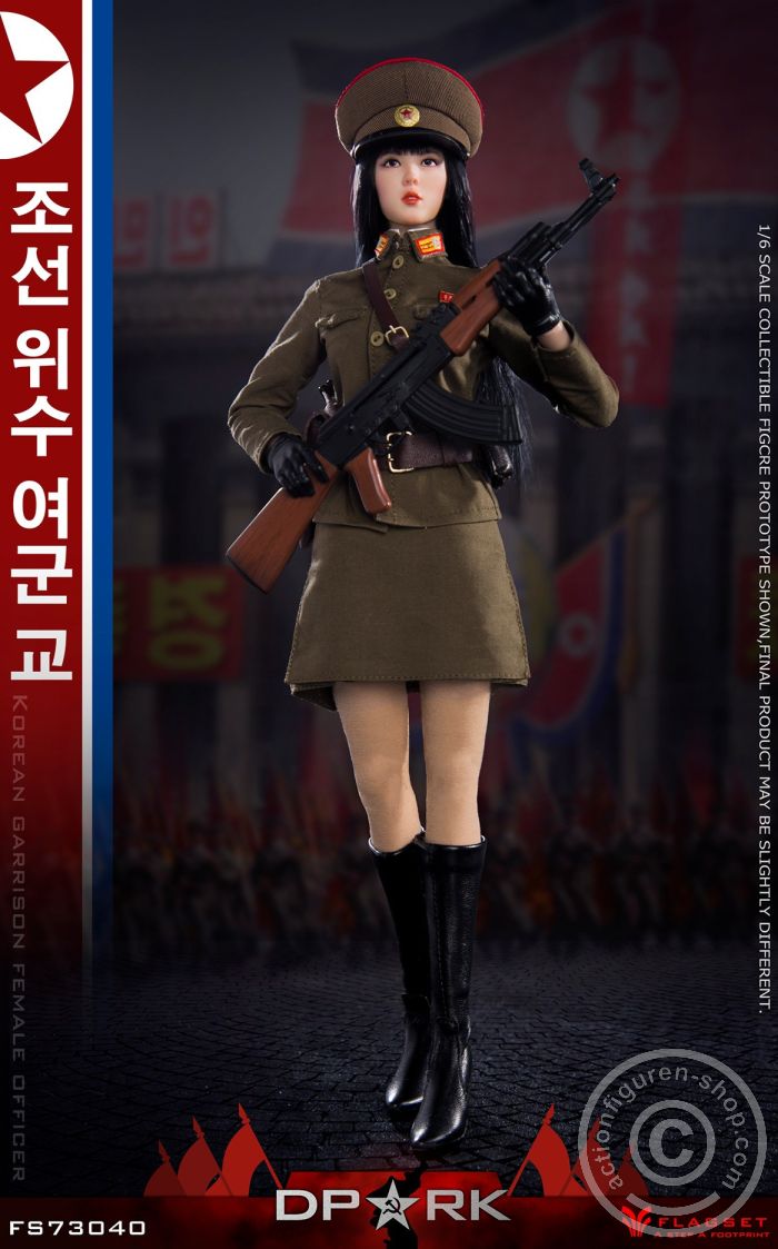 FS73040-01 North Korea - DPRK - Female Soldier